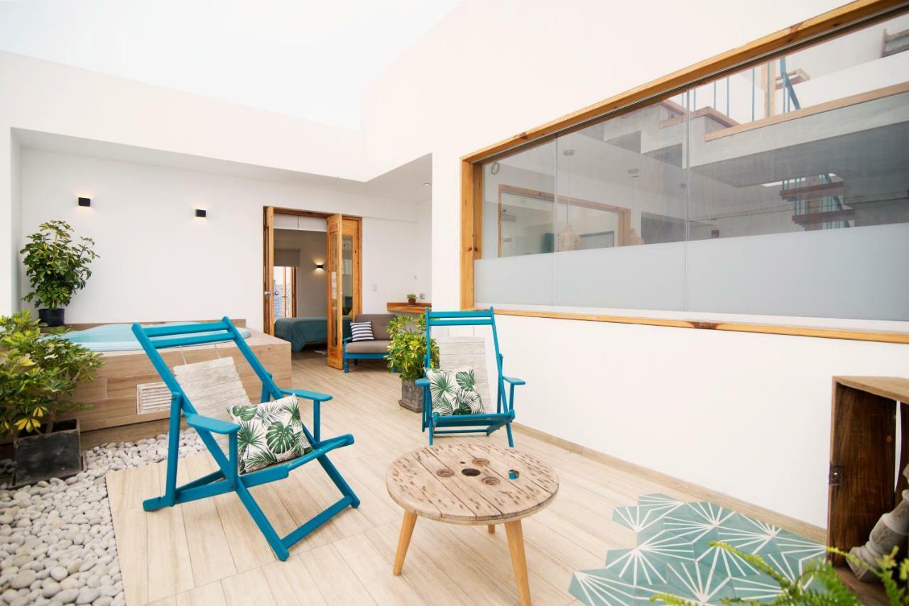 Kauhuhu Casa Hotel San Bartolo Bagian luar foto